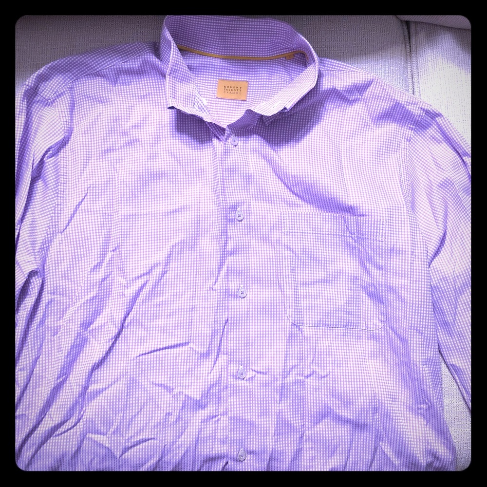 Robert Talbott checkered dress shirt